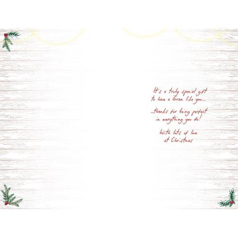 Gran Star Banner Softly Drawn Me to You Bear Christmas Card Extra Image 1